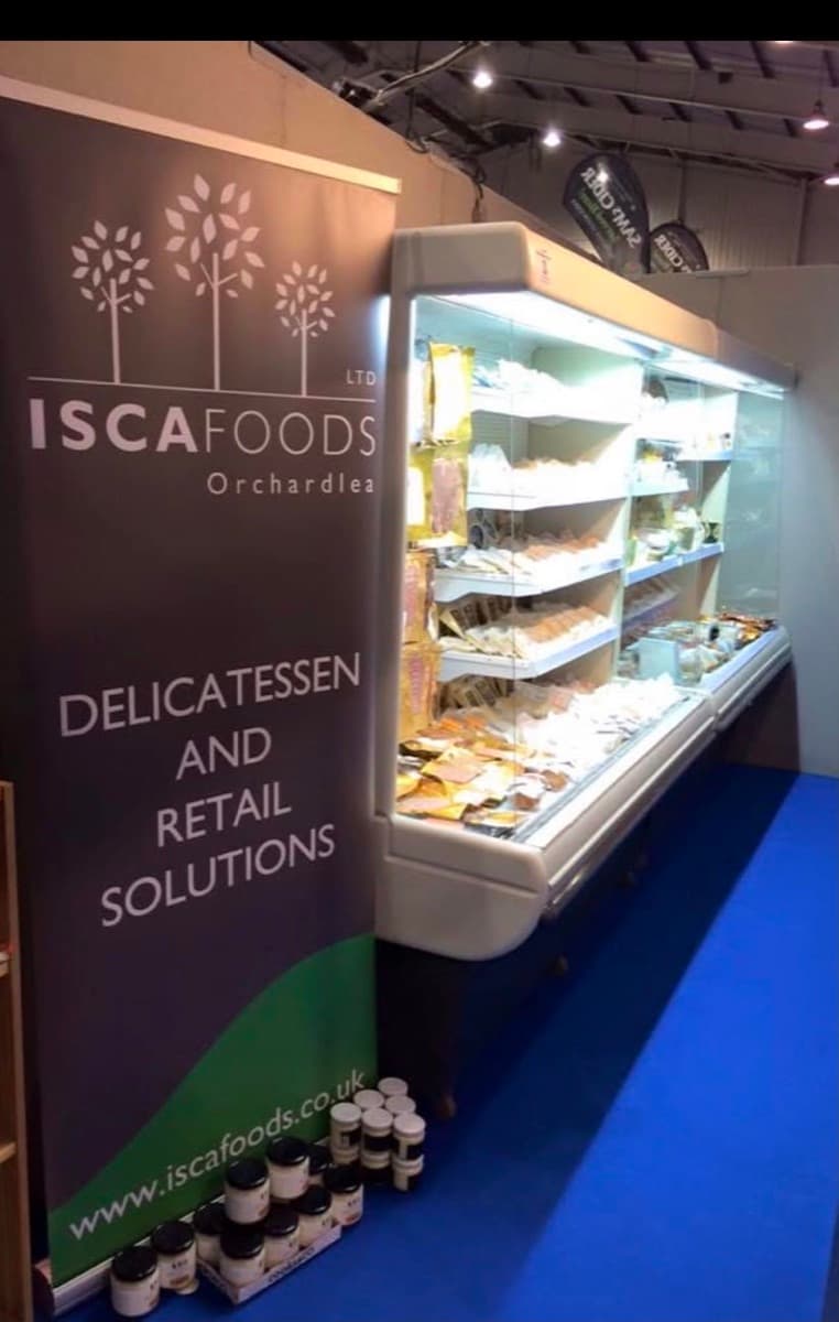 An Isca Foods Orchardlea chilled delicatessen display unit